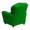 Flash Furniture Kids Recliner, 25" to 39" x 28", Upholstery Color: Green, Weight Capacity: 90 lb. BT-7950-KID-GRN-GG - alternate 5